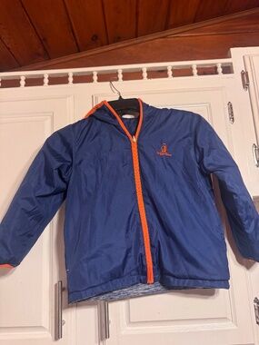 VTG Rugged Bear Reversible Spring Jacket size 3T Roughly   kids jacket in heathe